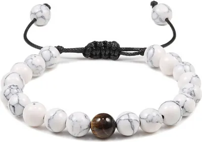 Produktbild von Armband DA-24122 - Weiß / Braun für Uni KP24122