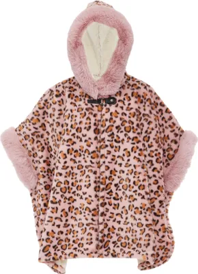 Produktbild von FRAULLY damen strickponcho - rosa, M