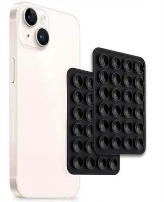Produktbild von Selencia  2er-Pack Telefonhalter Saugnapf - Schwarz