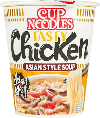 Produktbild von Nissin Cup Noodles Tasty Chicken 63g