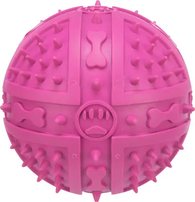Image de Balle jouet pour chien ø 9 cm rose