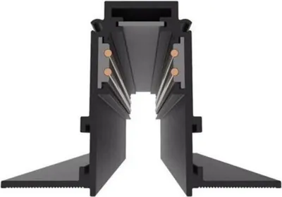 Image de Rail Magnétique Encastré 48V 2m NOIR pour Enduit