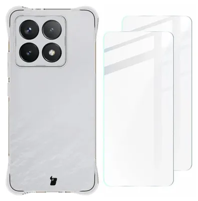 Produktbild von Bizon Case Clear Pack Hülle + 2x Bildschirmglas Xiaomi 14T klar