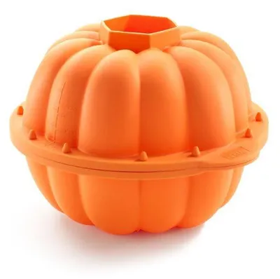 Produktbild von Lékué 885662, Kuchenform, Gerillte Oberfläche, -60 °C, 220 °C, Orange, Silikon