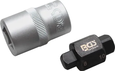 Immagine prodotto di BGS Inserto per tappo di scarico olio quadrato 8 mm / 10 mm - 8991