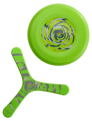 Produktbild von HABA Unisex Outdoor-Spielzeug 2-Pack Frisbee & Boomerang Bundle - mehrfarbig - Größe One Size
