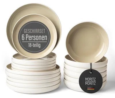 Produktbild von Moritz & Moritz CAVO Geschirrset 18tlg. - Sand