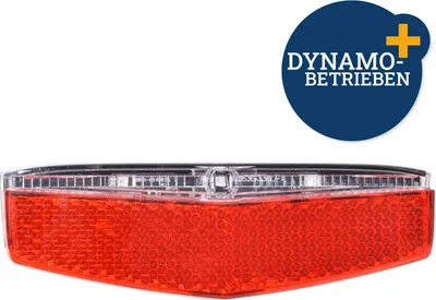 Zdjęcie produktu dla Filmer 40065 LED tylne światło postojowe funkcja piasty dynamo czarno-czerwony 80/50mm