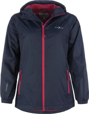 Produktbild von Blue Wave Damen Funktionsjacke Fabienne - Outdoor-Jacke Regenjacke Wander- und Fahrradjacke in Marine Größe 42