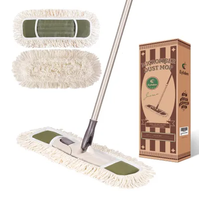 Image de Serpillières Eyliden, mops en microfibre pour le nettoyage des sols, avec manche télescopique