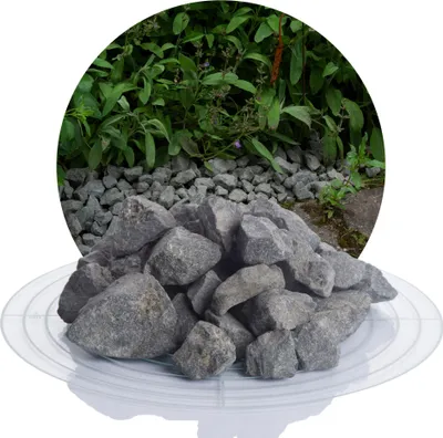 Produktbild von Schicker Mineral-Basalt Ziersplitt anthrazit 25 kg-16-32mm