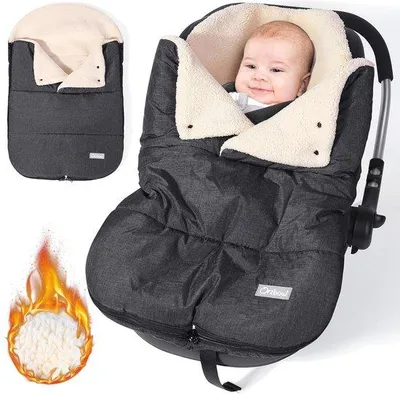 Productafbeelding van Universele voetenzak voor babyautostoeltje - Verstelbare en waterdichte babyslaapzak