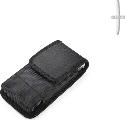 Produktbild von Holster Gürteltasche kompatibel mit Motorola Moto E Holster Gürtel Tasche wasserabweisend Handy Hülle Schutz Hülle Outdoor schwarz K-S-Trade