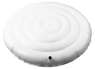 Immagine prodotto di Copertura gonfiabile per vasca idromassaggio, in PVC, 1,5 m, rotonda, pieghevole, con scolo di protezione dalla pioggia, copertura a risparmio energetico per uso esterno