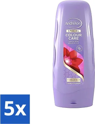 Produktbild von Andrélon - Farbpflege - Kamelienöl - Spülung - Farberhaltung - 300 ml - Vorteilspack - 5 Stücke
