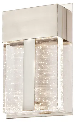 Productafbeelding van Westinghouse Cava II, Buitenwandlamp, Geborsteld staal, Nikkel, IP44, Gevelmontage, Weerbestendig, CE-markering, REACH-conform, RoHS-conform