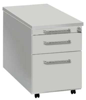 Produktbild von Rollcontainer Artline Transparent 1 Schub/1 Hängeregistratur 42x80x58cm weiß