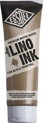 Image de Essdee Encre Premium pour impression par blocs à base d'eau, 300 ml, Or métallique