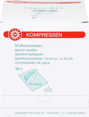 Immagine prodotto di MULLKOMPRESSEN 10x10CM 8F STERIL, 50X2 St COM