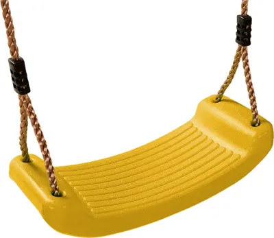 Image de KANGUI Balançoire en plastique pour aire de jeux - Jaune