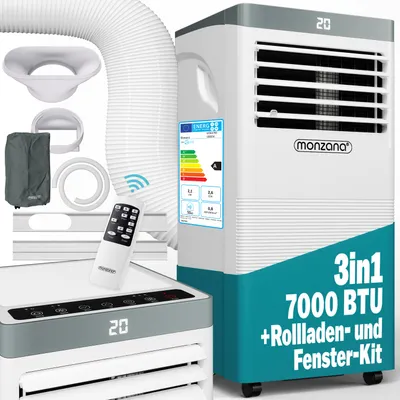 Produktbild von MONZANA Mobile Klimaanlage MZKA780 7000BTU