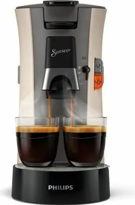 Produktbild von Philips CSA240/31, Pad-Kaffeemaschine, 0,9 l, Kaffeekapsel, 1450 W, Beige, Schwarz