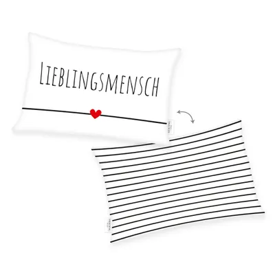 Zdjęcie produktu dla Poduszka Lieblingsmensch Soft-Velboa / 30 x 50 cm