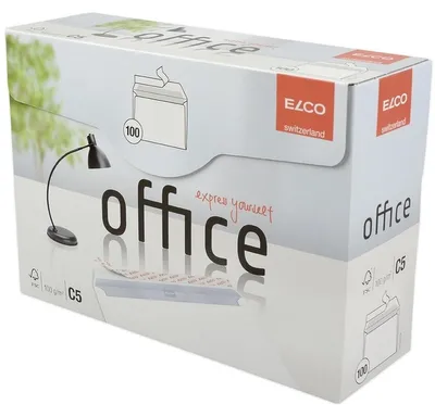 Produktbild von Elco Office C5, C5 (162 x 229 mm), Weiß, 100 g/m², 162 mm, 229 mm, 100 Stück(e)