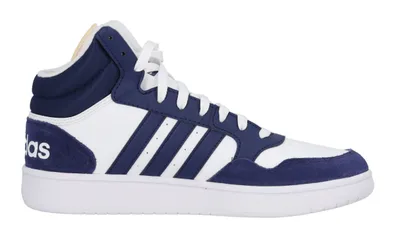 Produktbild von ADIDAS HOOPS 3.0 MID Cloud White / Dark Blue / Dark Blue 42