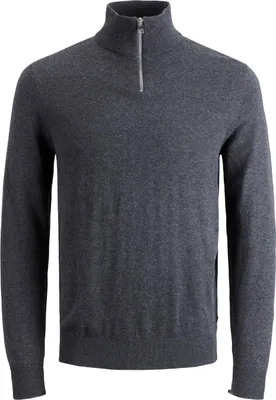 Immagine prodotto di JACK & JONES Maglione a maglia sottile con collo alto e zip manica lunga basic JJEEMIL taglia: L