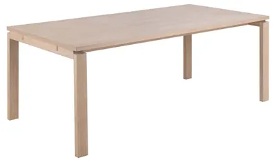 Zdjęcie produktu dla Linley stół do jadalni 100x200cm przygotowany na dodatkowe talerze fornir dębowy.