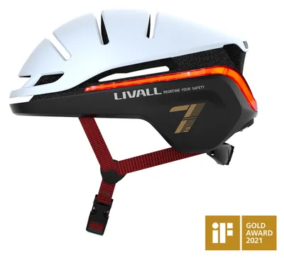 Produktbild von LIVALL EVO21 Smart Fahrradhelm, mit LED-Rücklicht, Größe L 58-62 cm