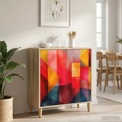 Obrázok produktu pre vidaXL Komoda HEESCH, Sonoma, 69 x 33 x 75 cm, drevotrieska