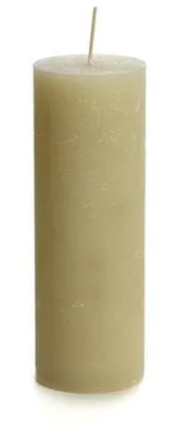 Rustik Lys rustikale Stumpenkerze Pistazie, 7 × 20 cm