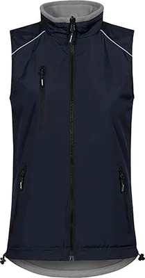 Produktbild von Reversible Weste C+ Plus Size Damen, Marineblau-Grau, XXL