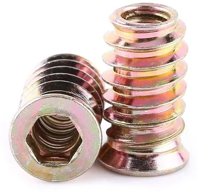 Immagine prodotto di Set di 20 viti zincate - M6 x 20 mm - Include: viti a testa esagonale, viti a testa cilindrica e viti a incasso