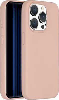 Image de Accezz Liquid Silicone Backcover avec MagSafe pour l'Apple iPhone 15 Pro - Rose