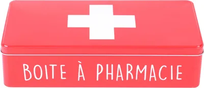 Image de DOCHTMANN Trousse de premiers secours, boîte métallique 32x15,5x8 cm