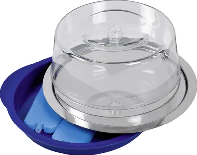 Image de APS Plaque réfrigérante avec hotte Acier inoxydable/plastique 35cm Ø15cm