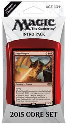 Zdjęcie produktu dla Magic: The Gathering Magic 2015: Flames of the Dragon Intro Pack