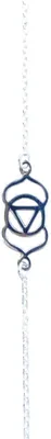 Produktbild von Armband "Ajna Chakra" 1,4cm Silber 925 mit 20cm Silberkette