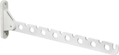 Produktbild von Kleiderlüfter Janiu klappbar, für 8 Bügel, Tiefe 310 mm, Stahl weiß