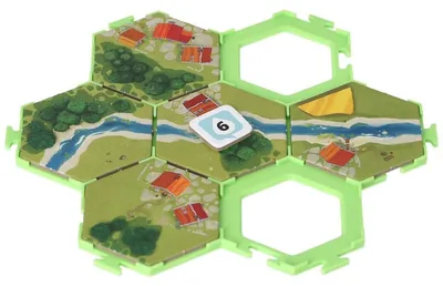 Produktbild von Plättchen Halter für Dorfromantik Brettspiel, 3D-gedruckt