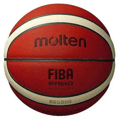 Produktbild von Molten - "Fiba"  Leder Basketball PP343 (7) (Orange)