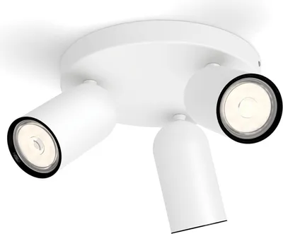 Obrázek produktu pro Philips myLiving Stropní/nástěnné bodové svítidlo Pongee, 3×, Bodová světla, GU10, 3 žárovek, LED, 220-240 V, Bílá