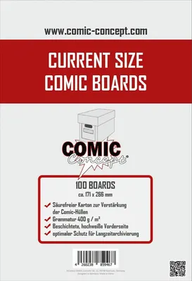 Produktbild von Comic Concept Comic Backing Boards Current Size (100 St.)