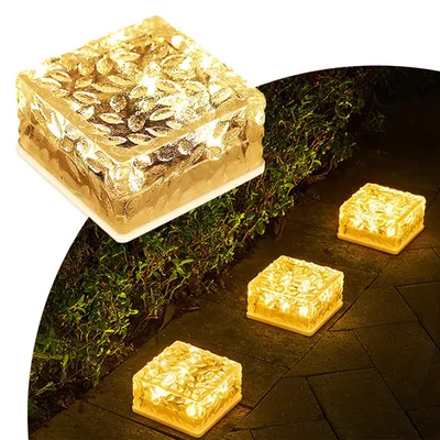 Productafbeelding van Buitenlamp op Zonne-energie, 10 x 10 x 5 cm, Warm Wit Licht