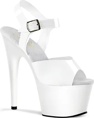 Produktbild von ADORE-708N Damen Sandale von Pleaser, Weiß  , EU 42, US 12