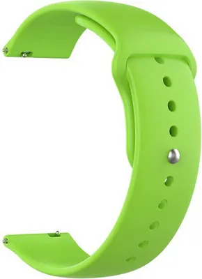 Produktbild von BStrap Silicone Armband für Garmin Vivoactive 4s, fruit green