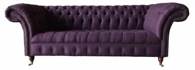 Produktbild von Chesterfield 3 Sitzer Sofa Stoffsofa Couch Polster Sitz 3er Sofas Neu